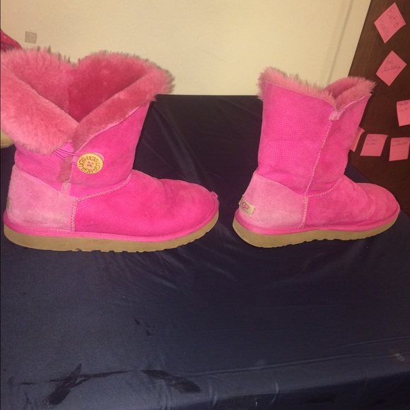 Hot Pink Ugg Boots - Picture 2 of 4