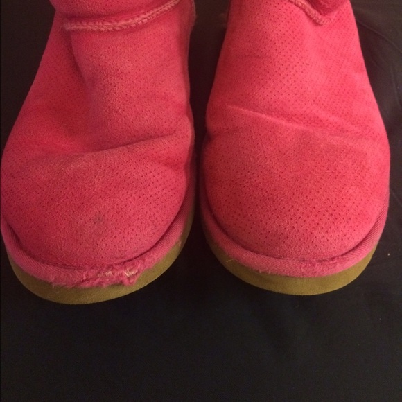 Hot Pink Ugg Boots - Picture 3 of 4