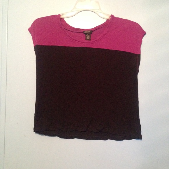 Purple and black top 💜