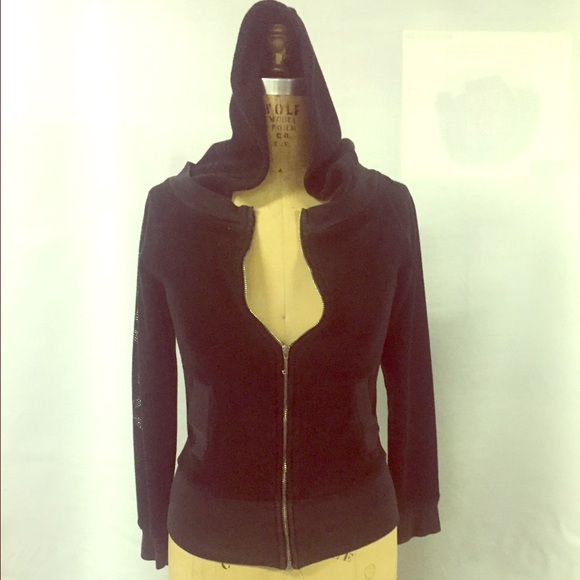 Juicy Couture Embellished Zip Up