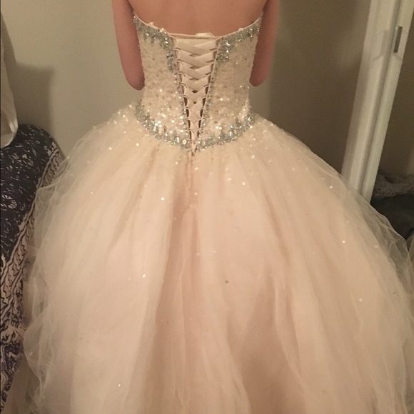 Mori Lee Corset Back Ball Gown - Picture 2 of 4
