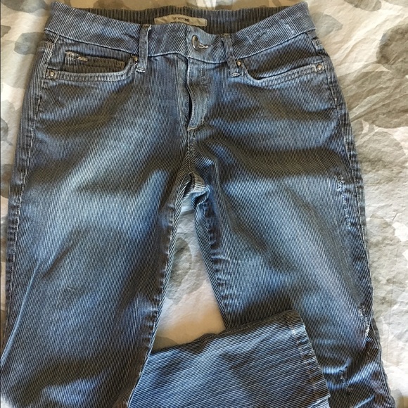 Joe's Jeans, striped denim, size 26.
