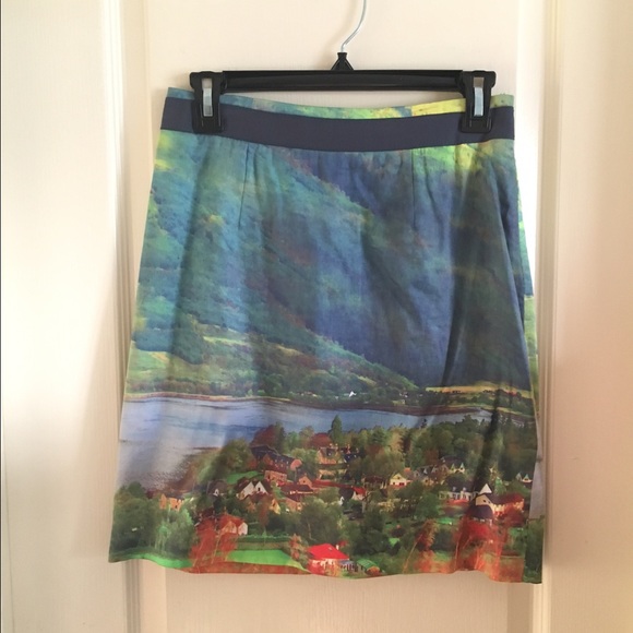 Anthropologie photo print skirt - Picture 2 of 4