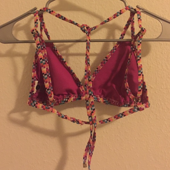 Colorful bathing suit top - Picture 2 of 2