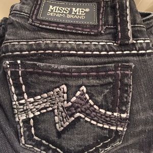 Miss Me Denim Black Skinny Jeans