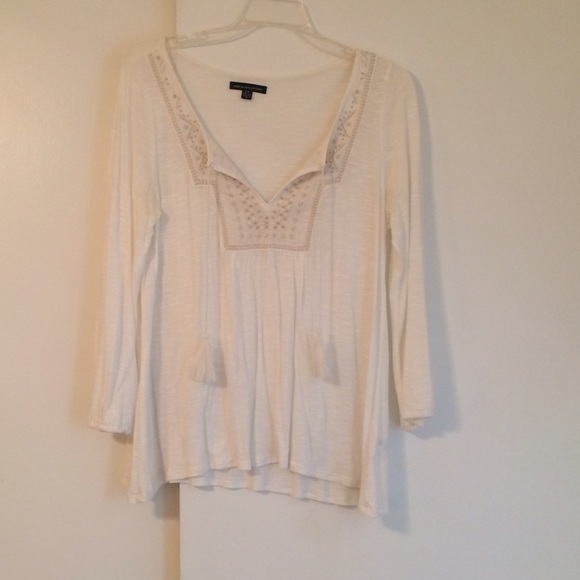 Boho peasant top from AE.