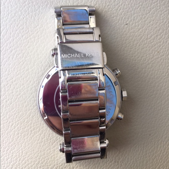 🚫SOLD Michael Kors silver Parker watch - Picture 2 of 4