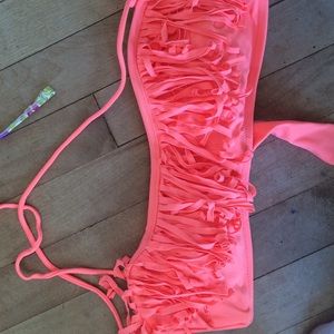 American Eagle Ruffles Bikini Top