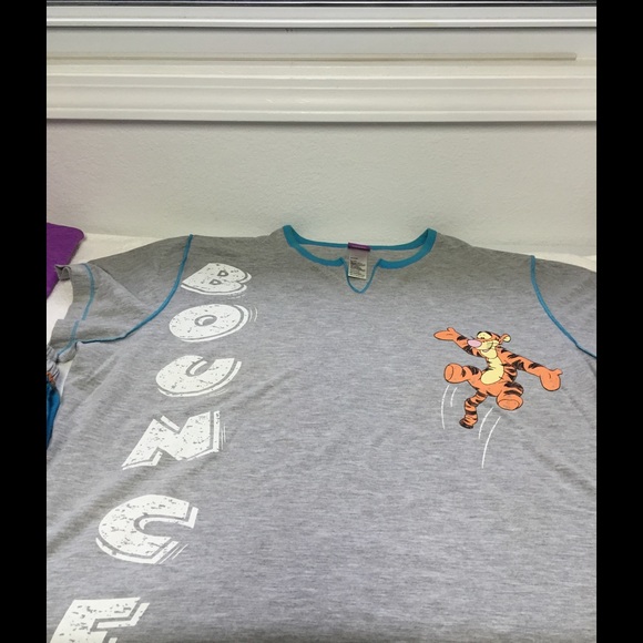 2 piece pajama top with boxer bottoms