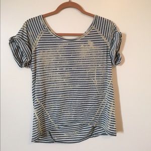 Distressed Tee by Black Poppy