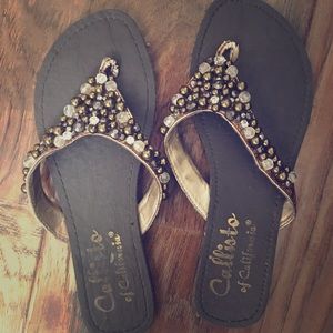 Size 8 Calisto of California Flip Flops