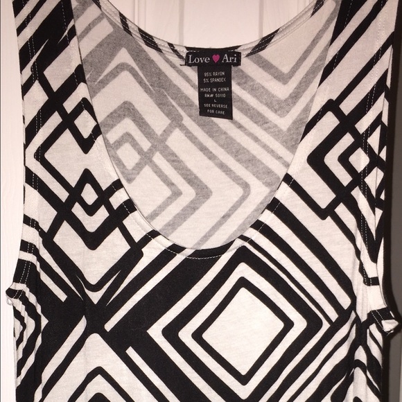 Black & white Tank dress