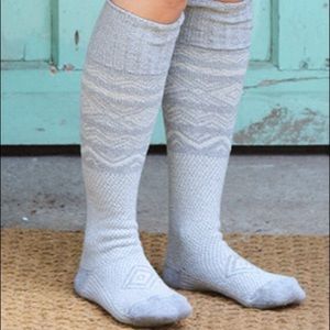 Scandinavian Knee Highs in Grey