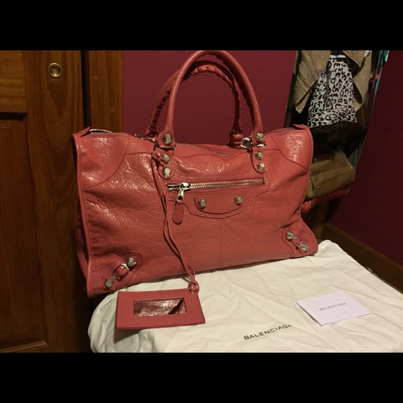 Balenciaga giant 12 nickel work bag