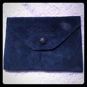 Chopard suede hearing pouch