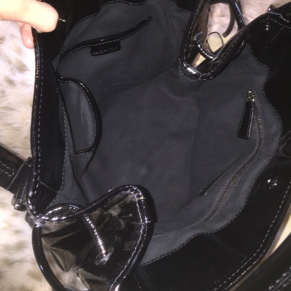 Authentic Burberry Nova Check Patent Leather Tote - Picture 2 of 4