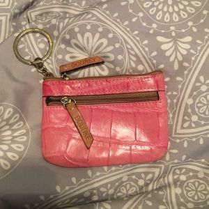 Dooney & Bourke pink keyring pouch