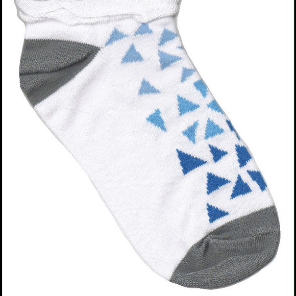 Ankle Socks in Ombré Triangles