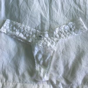 Victoria Secret White BRIDE thong