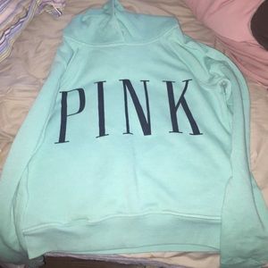 Light green pink hoodie (strict price)