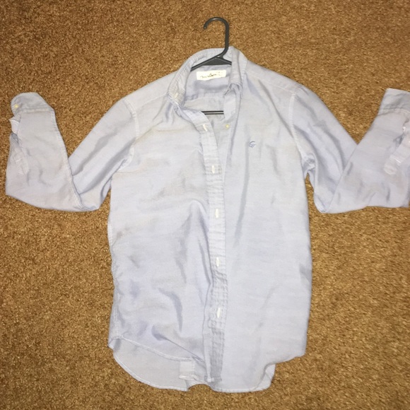 Light blue long sleeve buttoned up