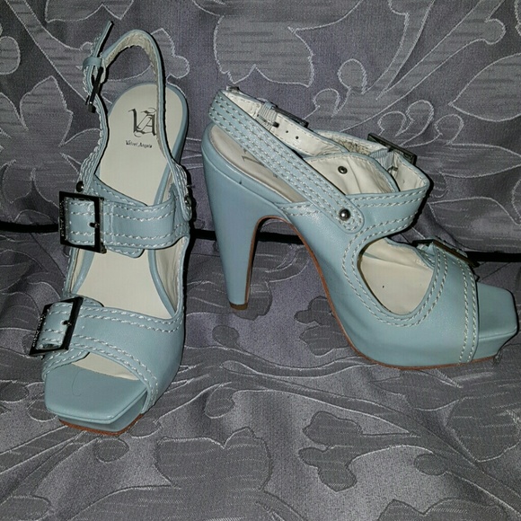 Velvet Angels "Charlatan" light blue EUR 36 USA 6