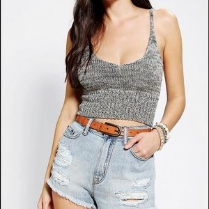Urban Outfitters knitted crop top
