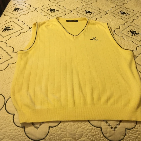 Men's golf vest sweater