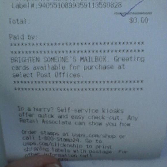 Proof of shipping!!!!!!!!! - Picture 1 of 1