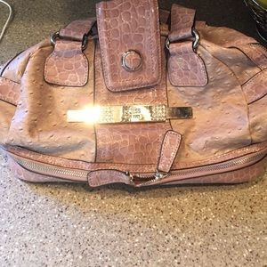 Guess purple purse