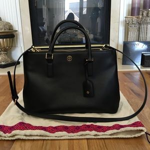 Tory Burch Large Robinson Double Zip Tote
