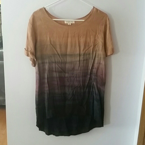 Moon & sky tie dye top