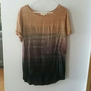 Moon & sky tie dye top