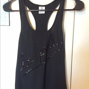 Vs Pink sequined tank