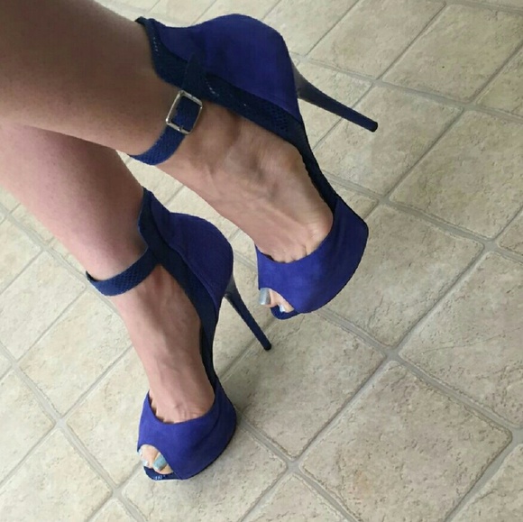 Cobalt Blue Heels