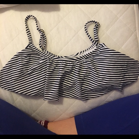 Stripped bikini top