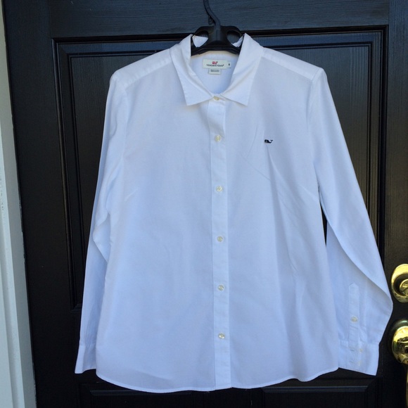 White Vineyard Vines size 16 Button down shirt