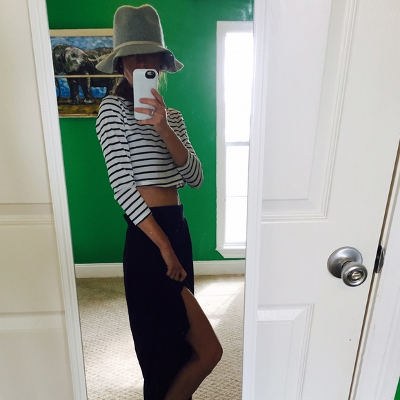 Tops - Stripe crop top