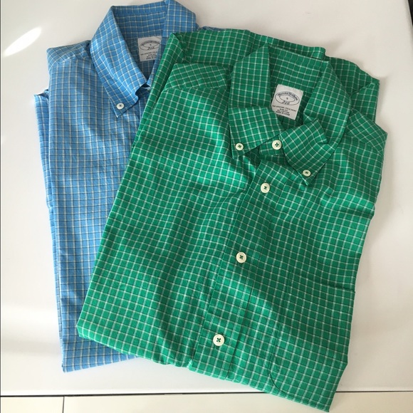 2 men's button down shirts