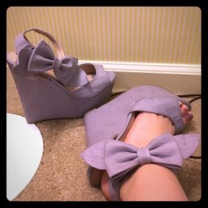 Penny loves Kenny purple now wedge!