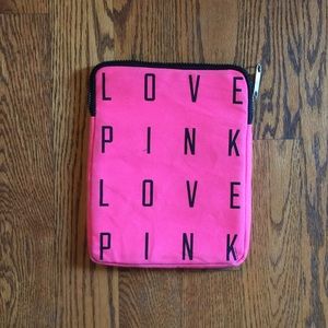 PINK iPad Fabric Case