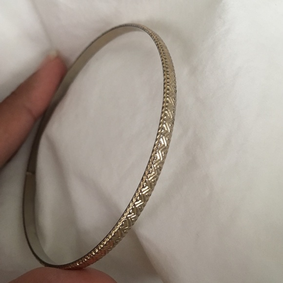 Gold plated bracelet