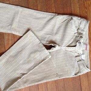 Tan stretch corduroy pants