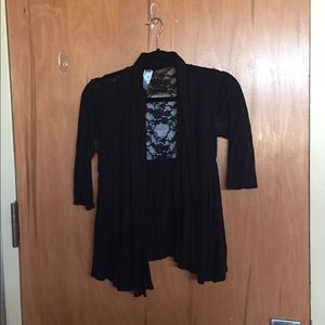 Aeropostale Lace black cardigan
