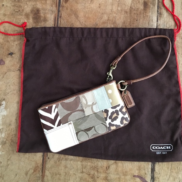 Coach Patchwork Wristlet! - image 1