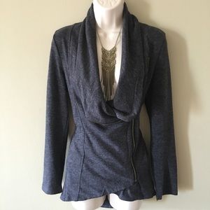 Grey Sweet Rain moto cardigan!