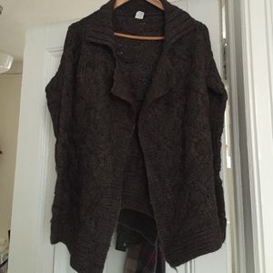 J. Crew Hand-knit Side Cable Cardigan, Size M