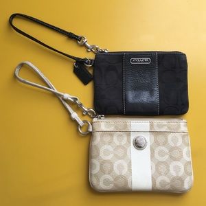 Coach wristlets
