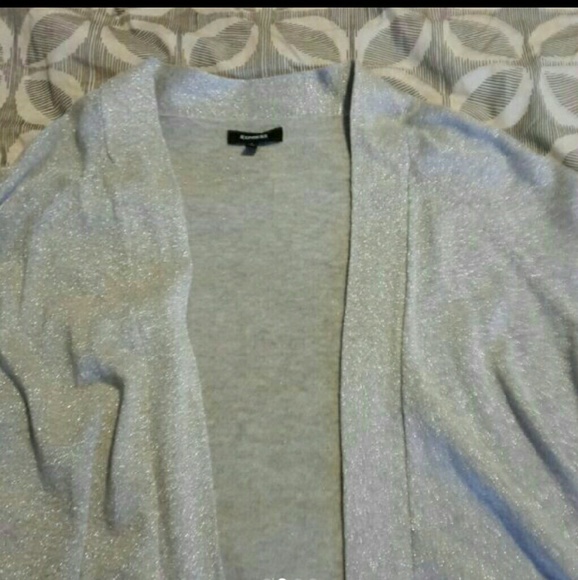 Silver glitter sweater