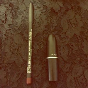 Mac lipstick and lip liner